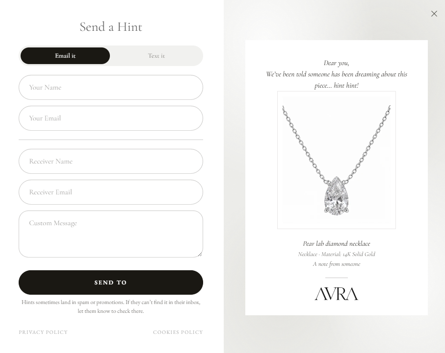 How to Drop a Hint (So You Get the Right Piece)