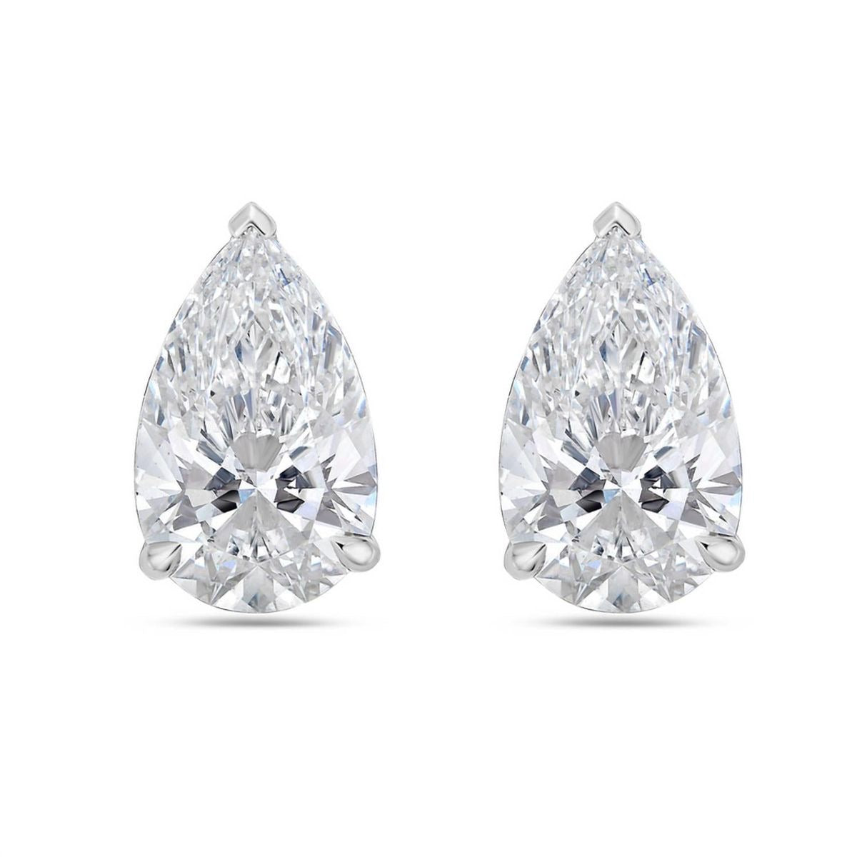 AVRA pear diamond studs