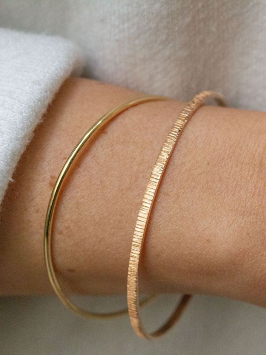 14K Gold Bangle