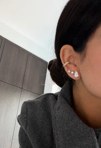 Pear Stud 14k Gold Lab Grown Diamond