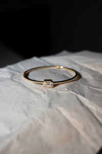 Emerald Diamond Bangle