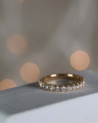 Round Cut Eternity Band