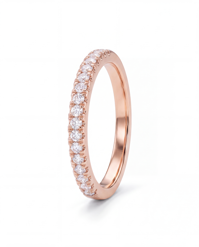 Diamond Half Eternity Band