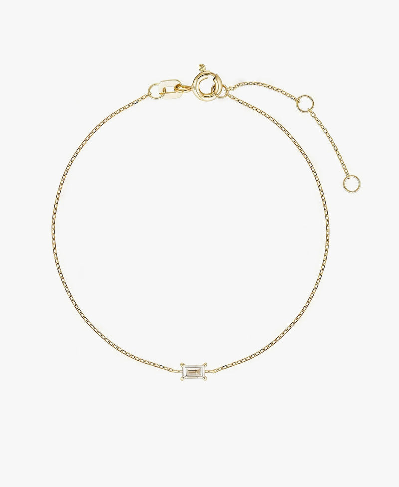 Baguette Solitaire Bracelet