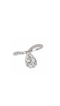 Pear Pavé Wrap Ring