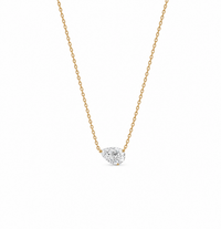 Slanted Pear Necklace