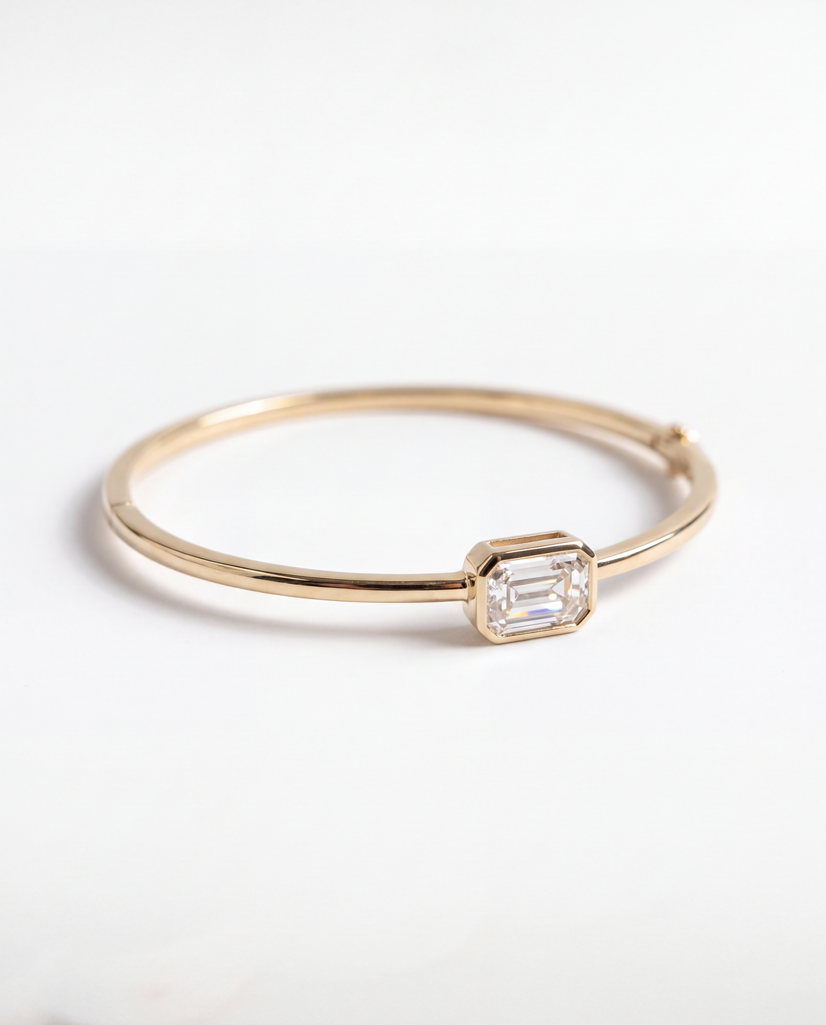 Emerald Diamond Bangle