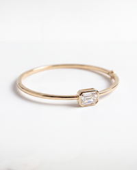Emerald Diamond Bangle