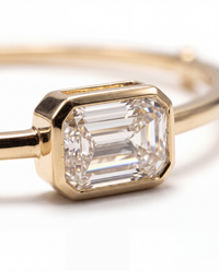 Emerald Diamond Bangle