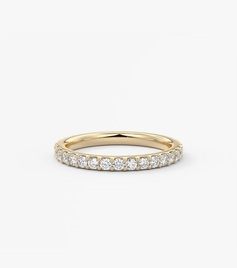 Round Cut Eternity Band