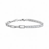 Dual Essence Bracelet in 14k white gold