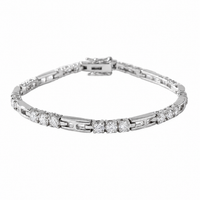 Lumiere Tennis Bracelet in 14k white gold
