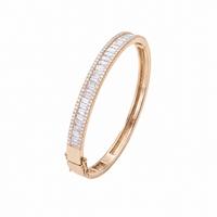 Aurora Bangle in 14k rose gold