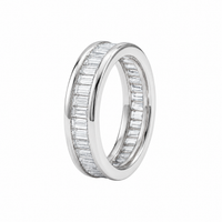 Blaire Baguette Ring in 14k white gold