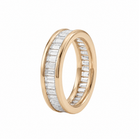 Blaire Baguette Ring in 14k rose gold