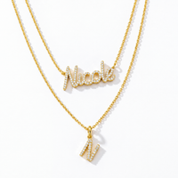 Signature Name Necklace in 14k yellow gold