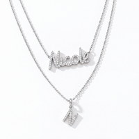 Signature Name Necklace in 14k white gold