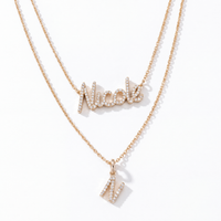 Signature Name Necklace in 14k rose gold
