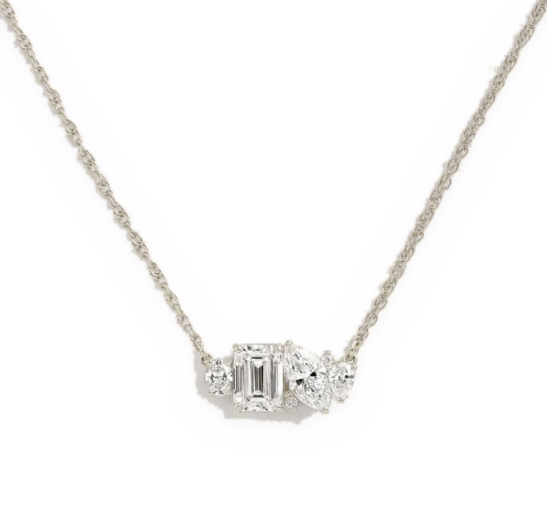 Mixed Cluster Necklace